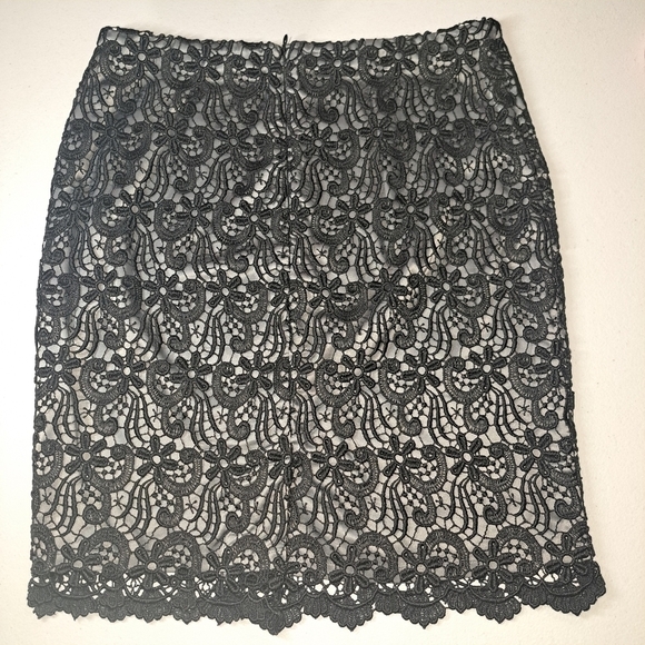 Ann Taylor Eyelet Petite Skirt Size 6P - Picture 2 of 7
